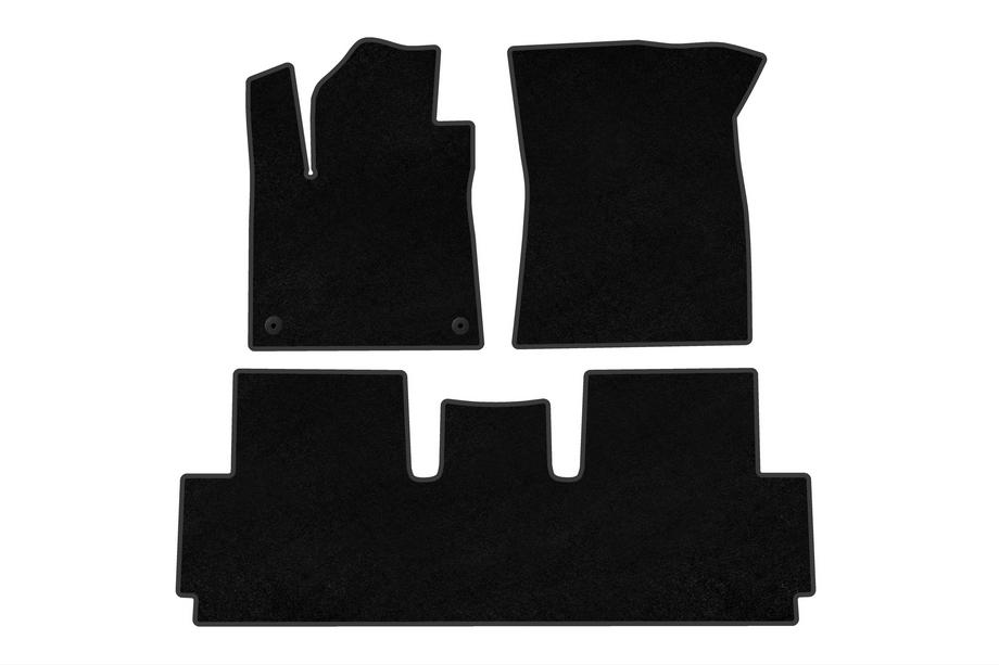 Citroen C-4 Picasso 2013–2022 Textil-Fußmatten Premium (für Grand, 2 Reihen, Schwarz) Foto 1