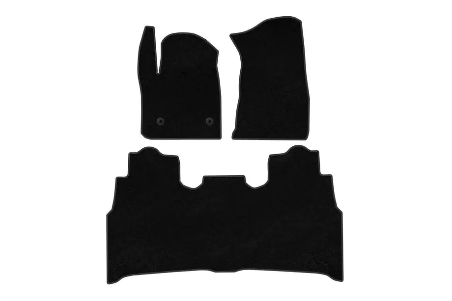 Chevrolet Silverado 2019- Textil Fußmatten Premium (Schwarz) Image