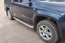 Volkswagen Amarok 2010-2022 Seitenschweller Tayga Grey (2 Stk., Aluminium) Foto 1