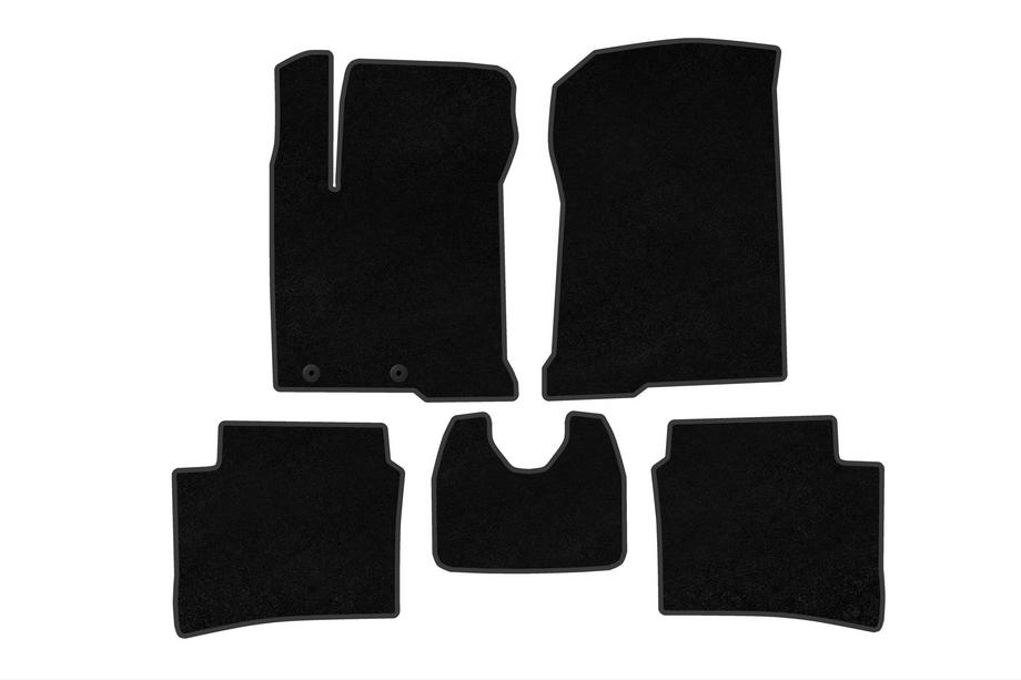 Hyundai Bayon 2021- Textil Fußmatten Deluxe (Schwarz) Foto 1
