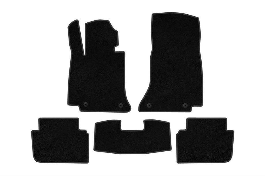 Mercedes CLE C236/A236 2024– Textil Fußmatten Deluxe (Schwarz) Foto 1