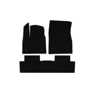 Textil Fußmatten Deluxe (Schwarz)