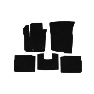 Textil-Fußmatten Deluxe (Hybrid, Schwarz) Foto 1