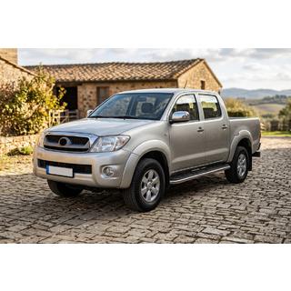 Trittbretter Maydos V1 (2 Stk., Aluminium & Edelstahl) Toyota Hilux 2006-2015 Foto 1