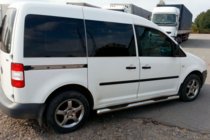 Volkswagen Caddy 2020- Seitliche Rohre BB001 (2 Stk., Edelstahl) Foto 2