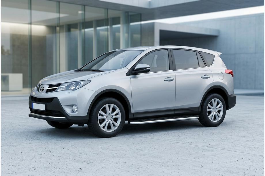 Toyota Rav 4 2013-2018 Trittbretter Maydos V1 (2 Stk., Aluminium & Edelstahl) Image