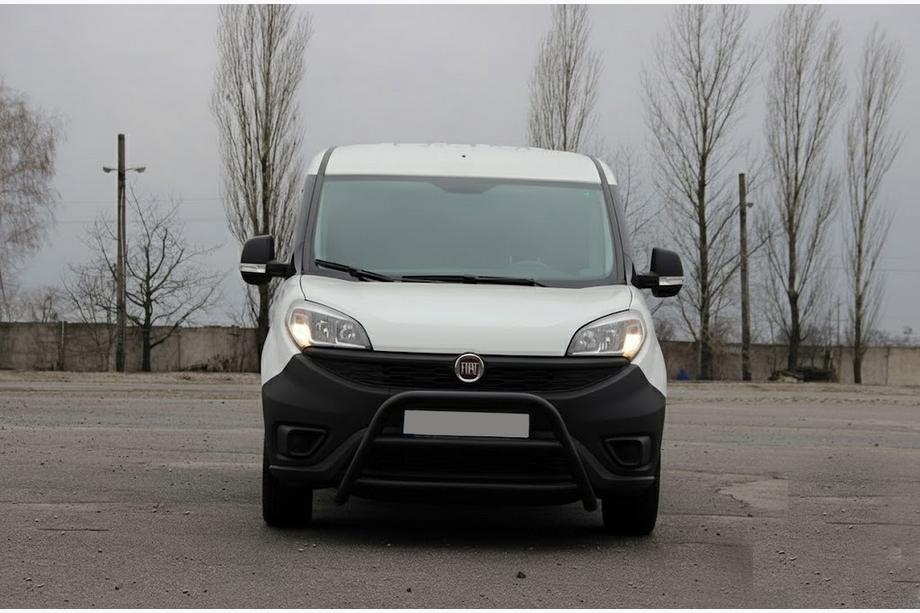 Fiat Doblo II 2010-2022 Frontbügel WT022 Schwarz (Edelstahl) Image