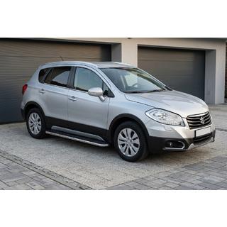 Trittbretter Maydos V1 (2 Stk., Aluminium & Edelstahl) Suzuki SX4 S-Cross 2013-2016 Foto 1