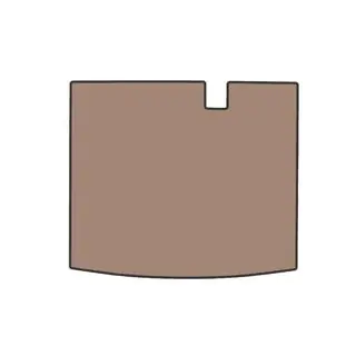 Gummimatte für Kofferraum (Beige)