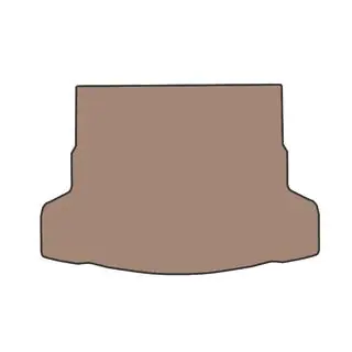 Gummimatte für Kofferraum (Benzin, beige) Foto 1