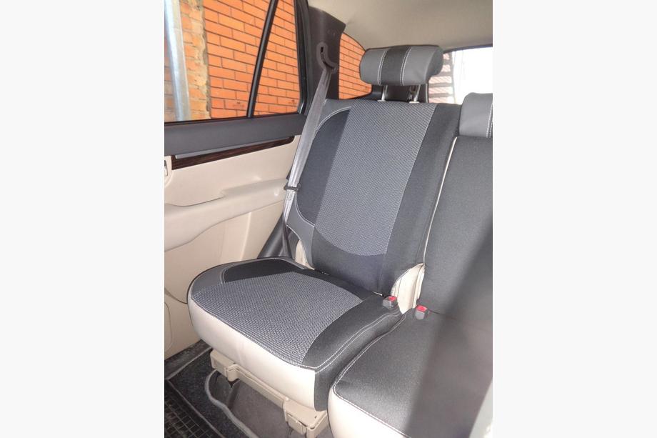 Hyundai Santa Fe 2 2006-2012 Autositzbezüge (Kunstleder↗Stoff, Premium) Foto 11