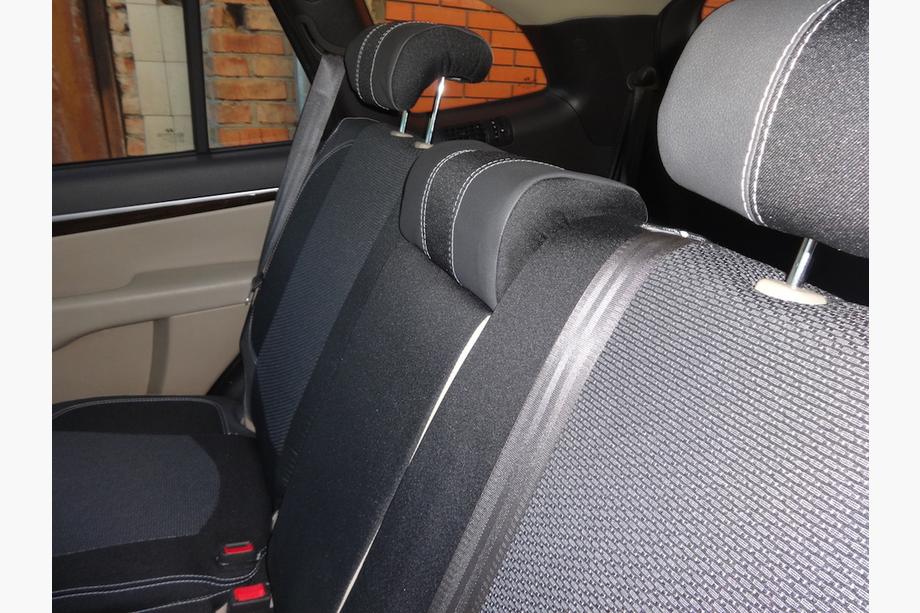 Hyundai Santa Fe 2 2006-2012 Autositzbezüge (Kunstleder↗Stoff, Premium) Foto 18