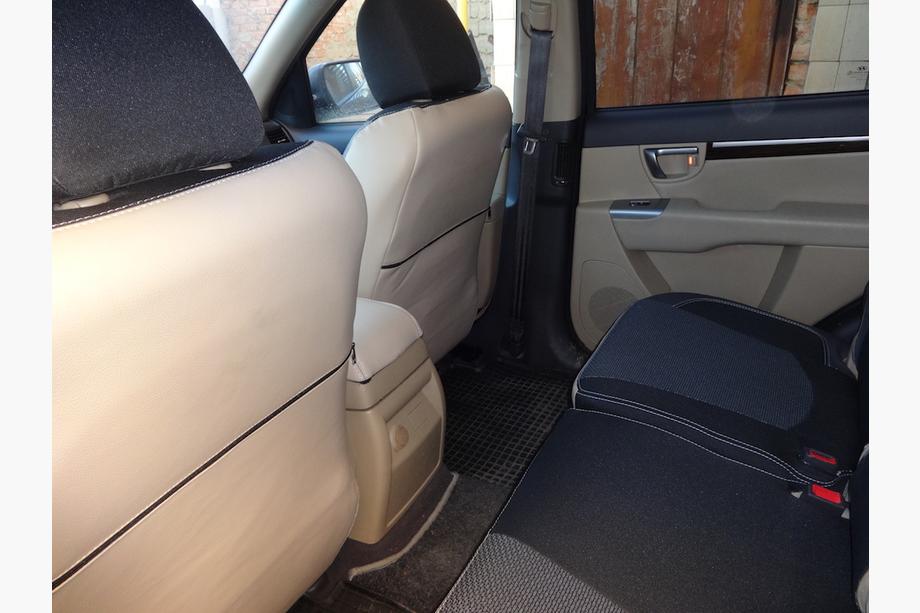Hyundai Santa Fe 2 2006-2012 Autositzbezüge (Kunstleder↗Stoff, Premium) Foto 19