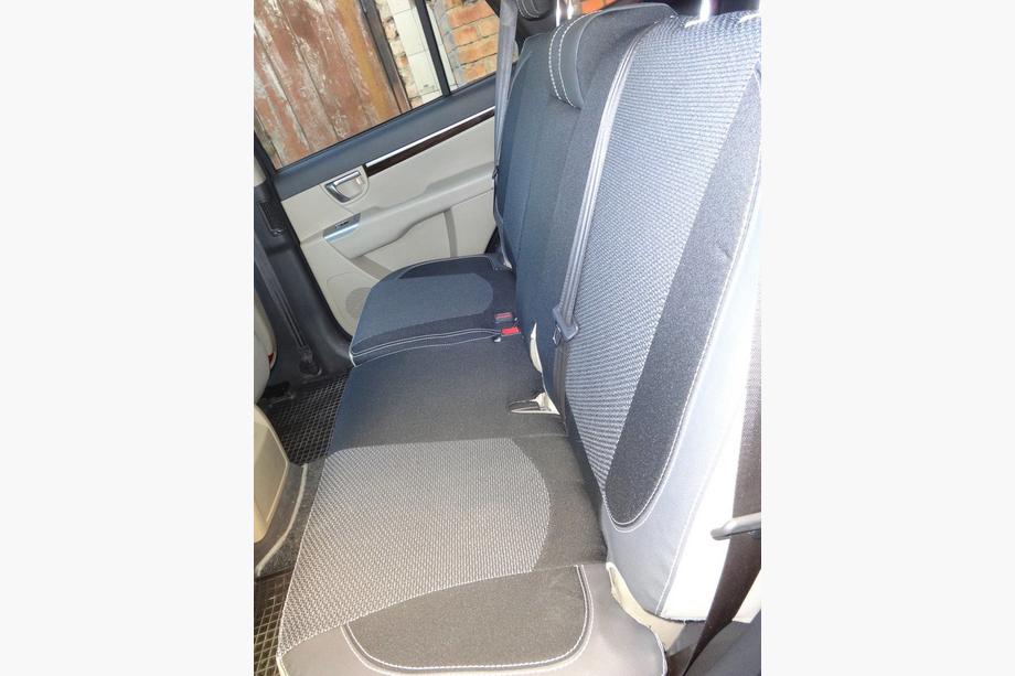 Hyundai Santa Fe 2 2006-2012 Autositzbezüge (Kunstleder↗Stoff, Premium) Foto 20