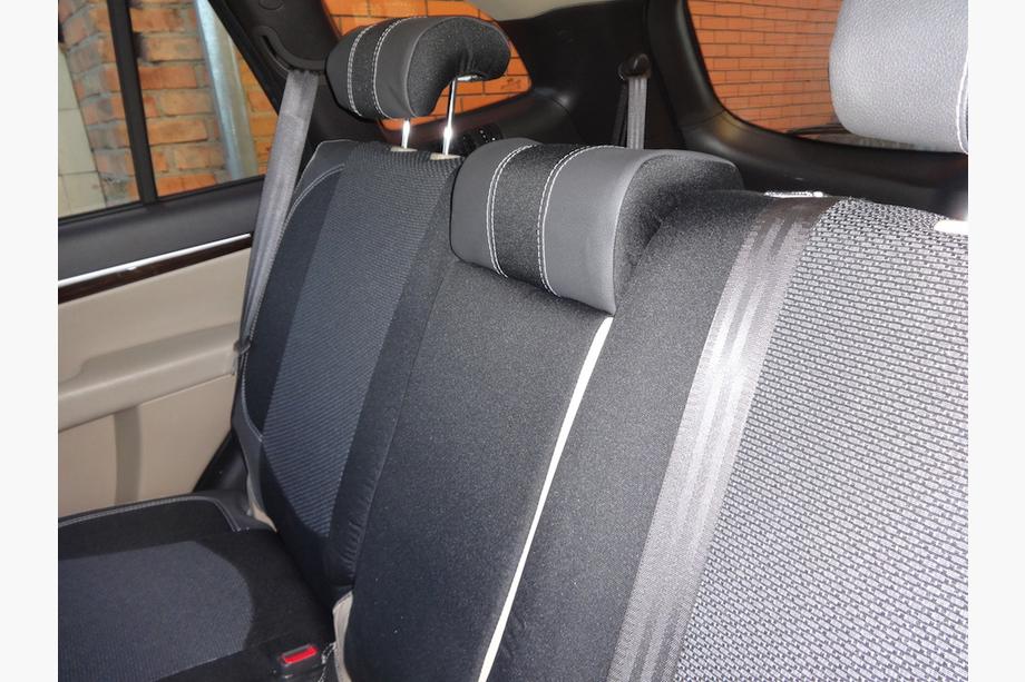 Hyundai Santa Fe 2 2006-2012 Autositzbezüge (Kunstleder↗Stoff, Premium) Foto 23