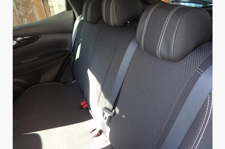 Nissan Qashqai 2014-2021 Autositzbezüge (Kunstleder↗Stoff, Premium) Foto 16