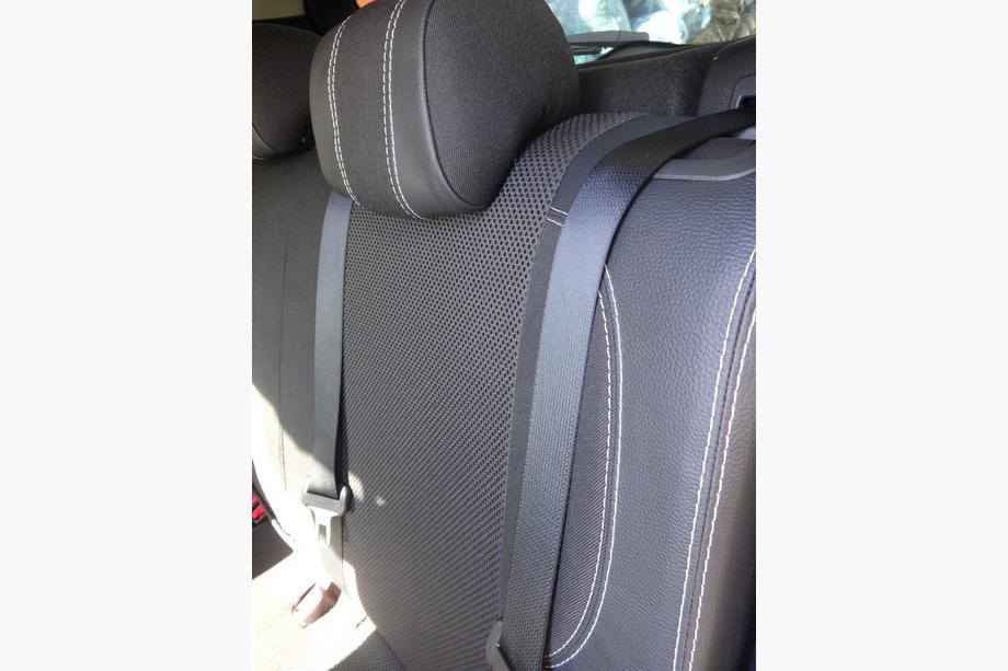 Nissan Qashqai 2014-2021 Autositzbezüge (Kunstleder↗Stoff, Premium) Foto 18