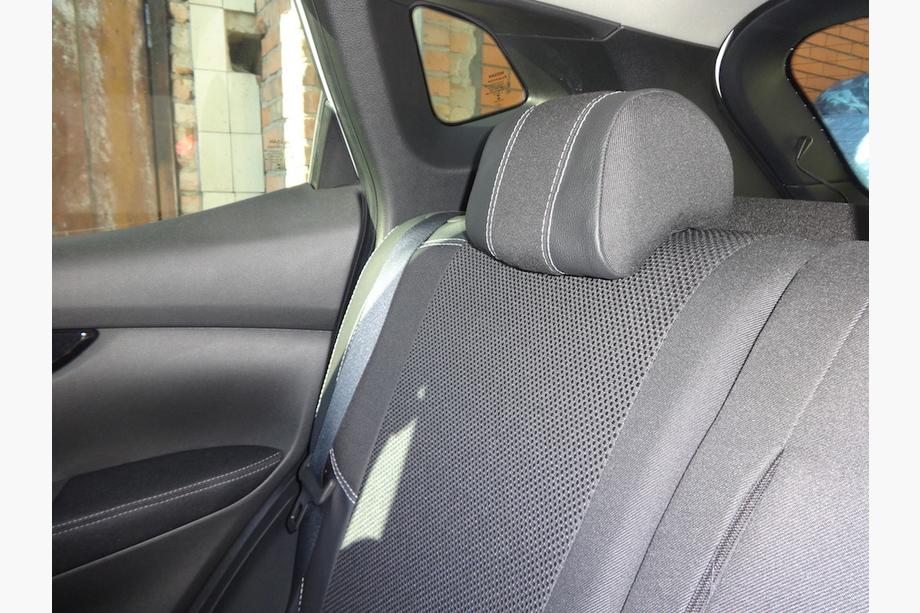 Nissan Qashqai 2014-2021 Autositzbezüge (Kunstleder↗Stoff, Premium) Foto 19