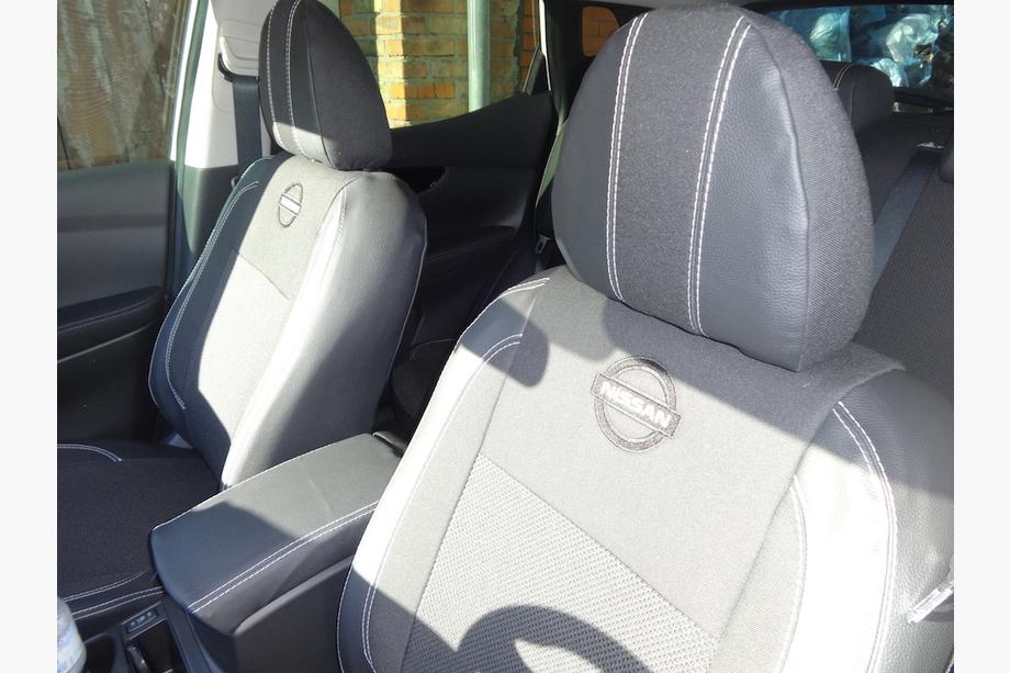 Nissan Qashqai 2014-2021 Autositzbezüge (Kunstleder↗Stoff, Premium) Foto 22