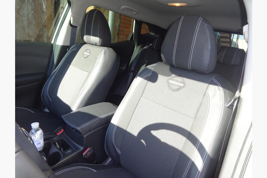 Nissan Qashqai 2014-2021 Autositzbezüge (Kunstleder↗Stoff, Premium) Foto 27