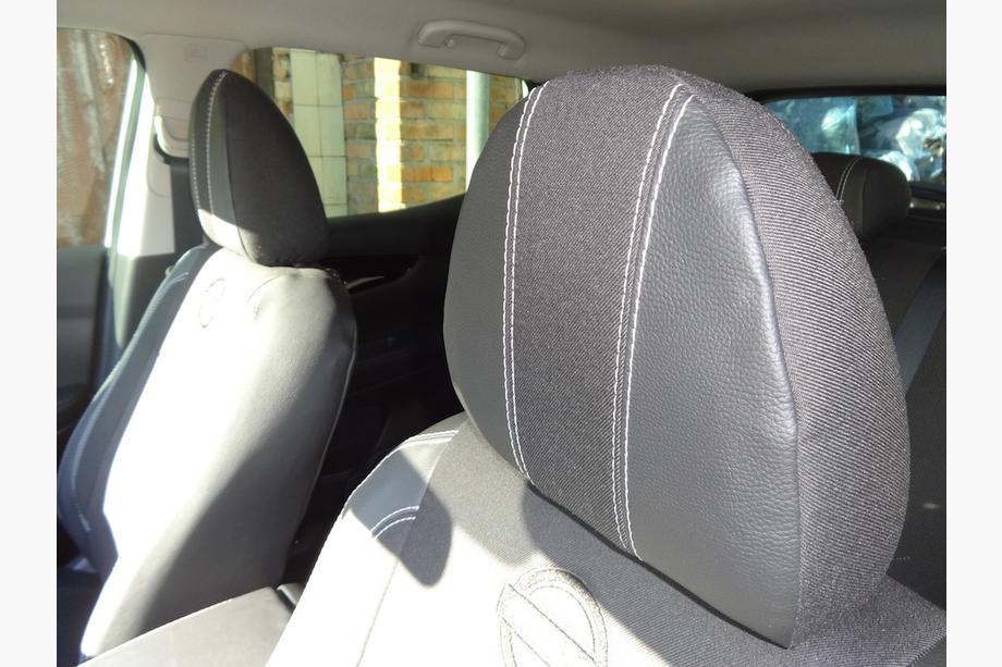 Nissan Qashqai 2014-2021 Autositzbezüge (Kunstleder↗Stoff, Premium) Foto 28