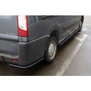 Hintere Eckschutzrohre Black (2 Stk., Edelstahl) Citroen Jumpy 2007–2017 Foto 1