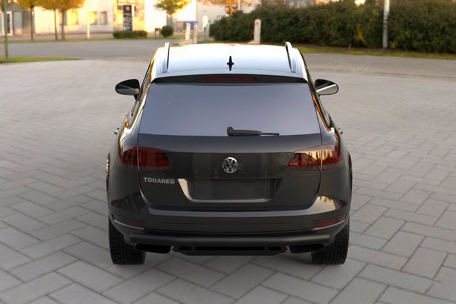 Volkswagen Touareg 2010-2018 Hinterer Überrollbügel Black (Edelstahl) Foto 1