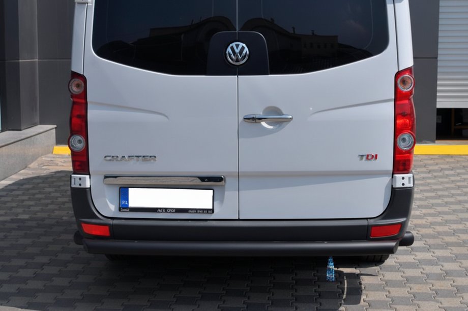Volkswagen Crafter 2006-2016 Heckbügel AK002 Schwarz (Edelstahl) Foto 1