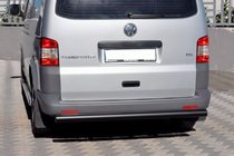 Volkswagen T5 Multivan 2003–2010 Heckbügel AK002 Schwarz (Edelstahl) Foto 4