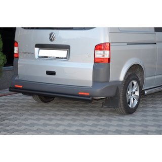 Heckbügel AK002 Schwarz (Edelstahl) Volkswagen T5 2010-2015 Foto 3
