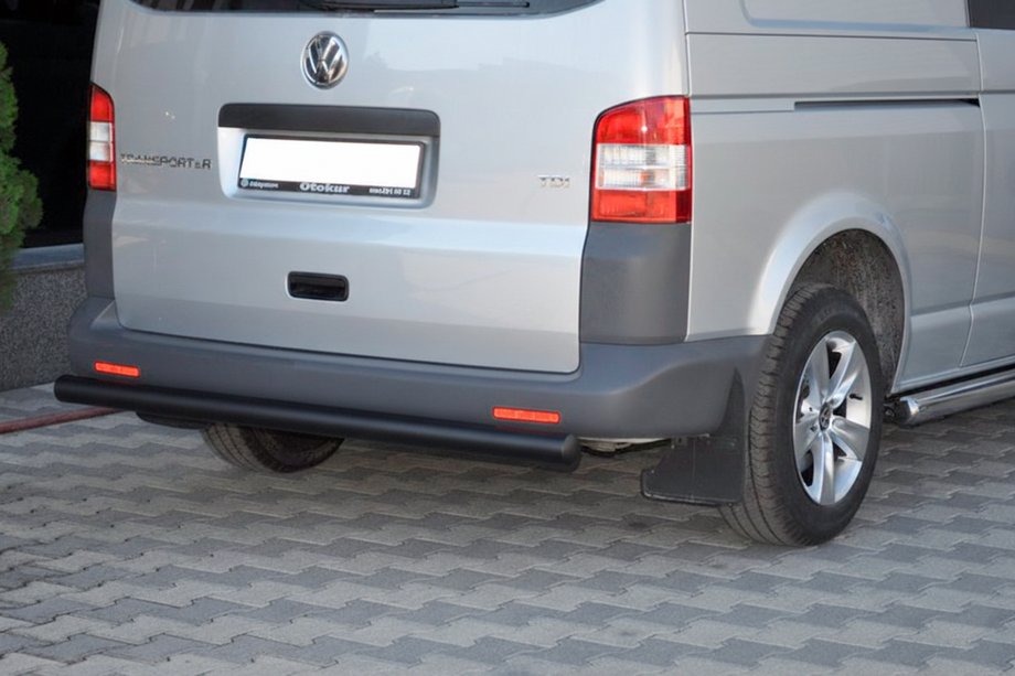 Volkswagen T5 2010-2015 Heckbügel AK002 Schwarz (Edelstahl) Foto 3