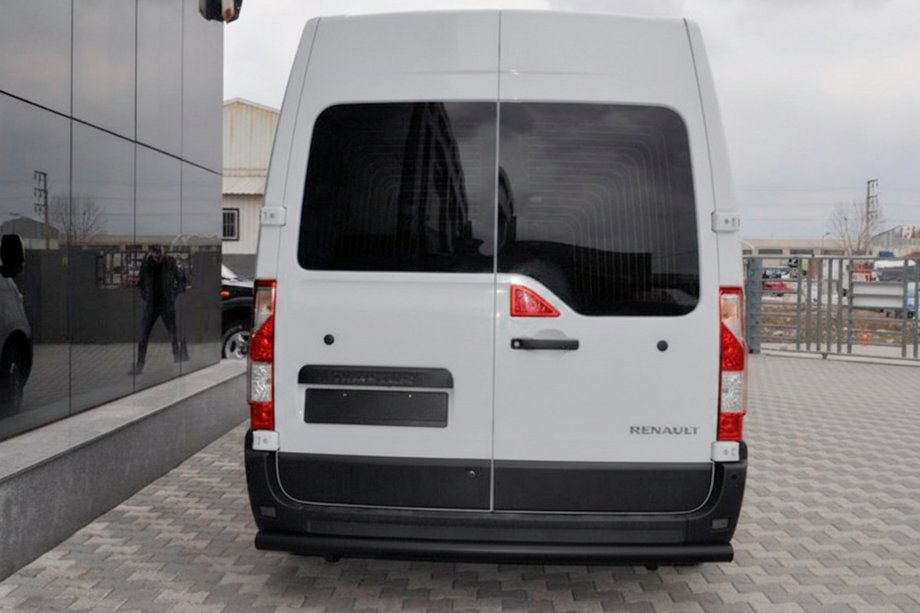 Renault Master 2011-2023 Heckbügel Black (Edelstahl) Image