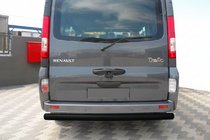 Renault Trafic 2001–2015 Heckschutz AK002 Schwarz (Edelstahl) Foto 1