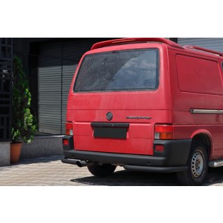 Hintere Eckschutzrohre AK003 Schwarz (2 Stk., Edelstahl) Volkswagen T4 Transporter 1990-2003 Foto 2