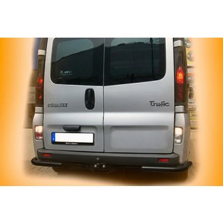 Hintere Eckschutzrohre AK003 Schwarz (Edelstahl) Foto 3