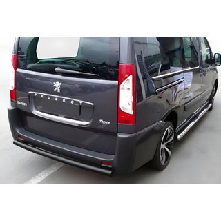 Heckbügel AK002 Schwarz (Edelstahl) Peugeot Expert 2007-2016 Foto 1