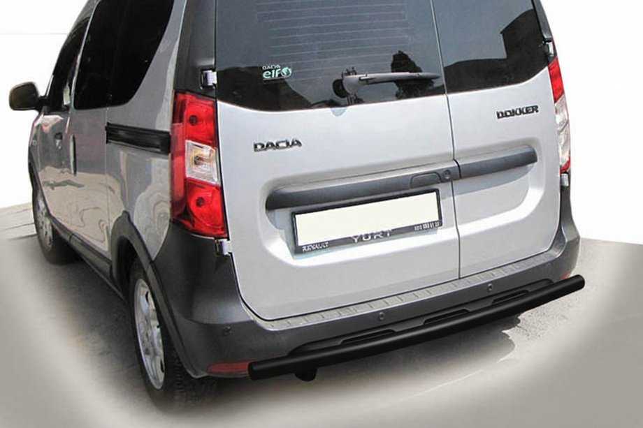 Dacia Dokker 2013-2022 Heckbügel AK002 Schwarz (Edelstahl) Foto 2