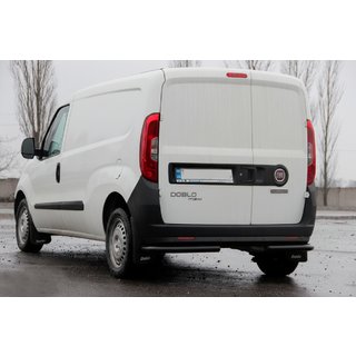 Hintere Eckschutzrohre AK003 Schwarz (Edelstahl) Fiat Doblo II 2010-2022 Foto 4