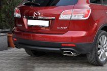 Mazda CX-9 2007-2016 Heckbügel AK002 Schwarz (Edelstahl) Foto 1