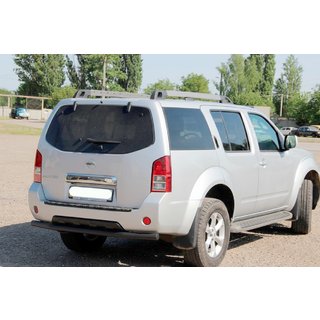 Heckbügel AK002 Schwarz (Edelstahl) Nissan Pathfinder R51 2005-2014 Foto 1