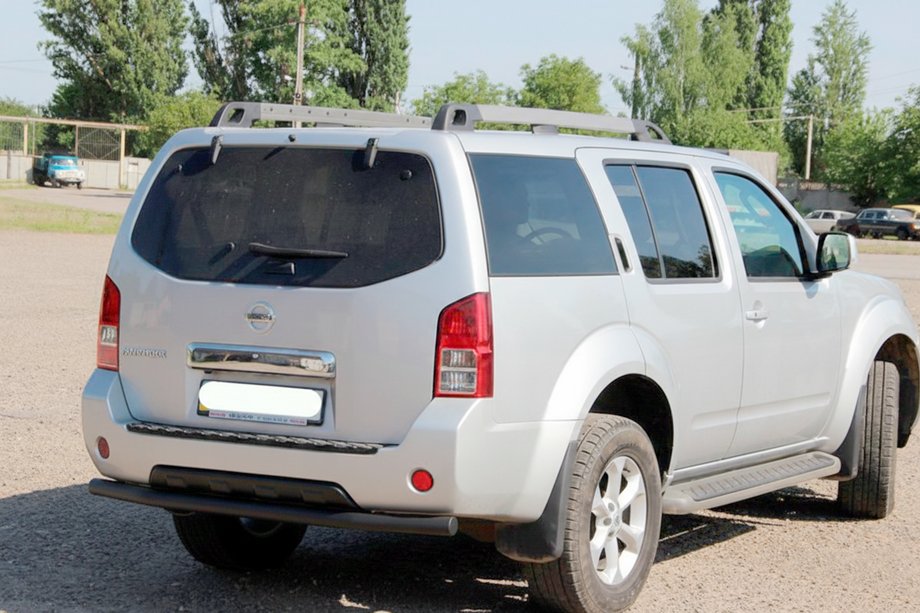 Nissan Pathfinder R51 2005-2014 Heckbügel AK002 Schwarz (Edelstahl) Foto 1