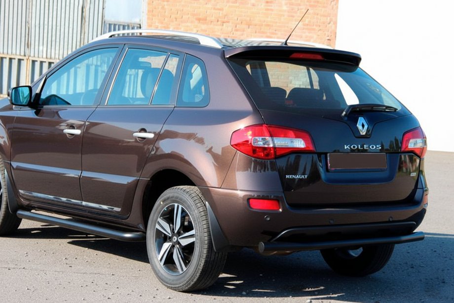 Renault Koleos 2008-2016 Heckbügel AK002 Schwarz (Edelstahl) Image