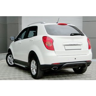 Hinterer Überrollbügel AK006 Schwarz (Edelstahl) SsangYong Korando 2010-2019