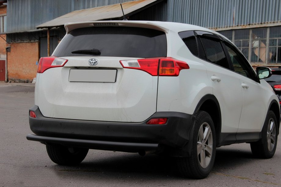 Toyota Rav 4 2013-2018 Heckbügel AK002 Schwarz (Edelstahl) Foto 2