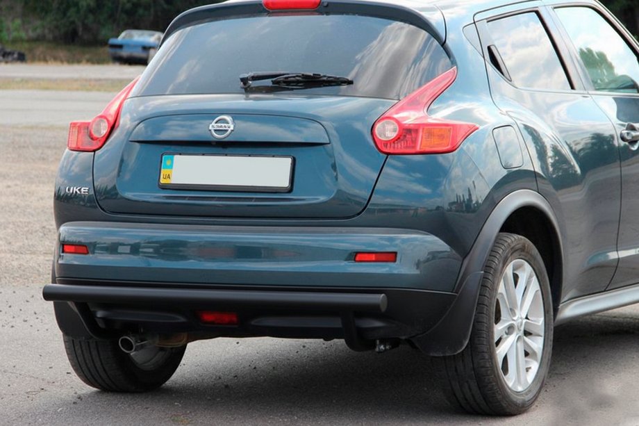 Nissan Juke 2010-2019 Heckbügel AK002 Schwarz (Edelstahl) Foto 1