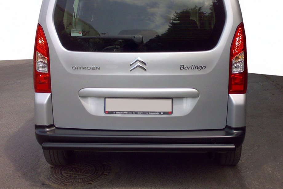 Citroen Berlingo 2008-2018 Heckschutz Black (Edelstahl) 60 mm Foto 1