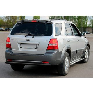 Heckbügel AK002 Schwarz (Edelstahl) Kia Sorento I BL 2002-2009 Foto 2
