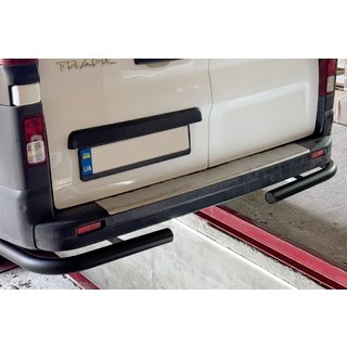 Hintere Eckschutzrohre Black (2 Stk., Edelstahl) Fiat Talento 2016- Foto 1