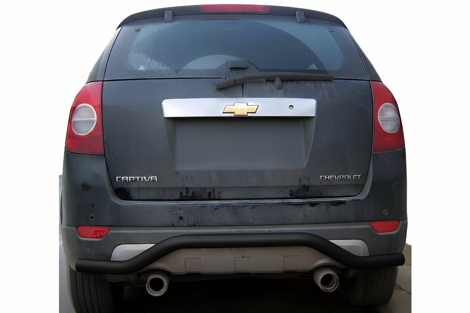 Chevrolet Captiva 2006-2019 Heckbügel AK008 Schwarz (Edelstahl) Foto 1