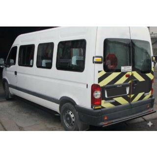 Heckbügel AK002 Schwarz (Edelstahl) Renault Master 1998-2010